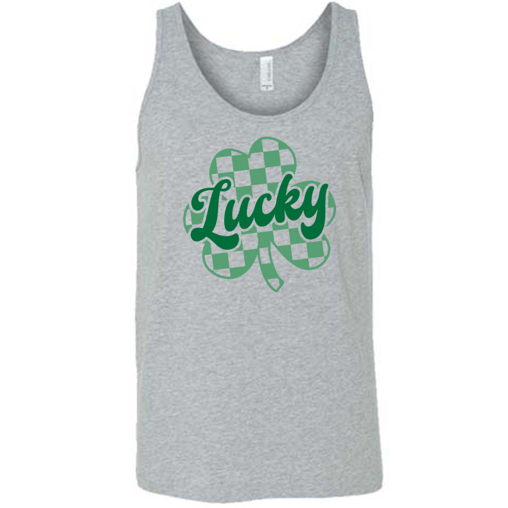Lucky Checkered Shamrock Shirt Unisex