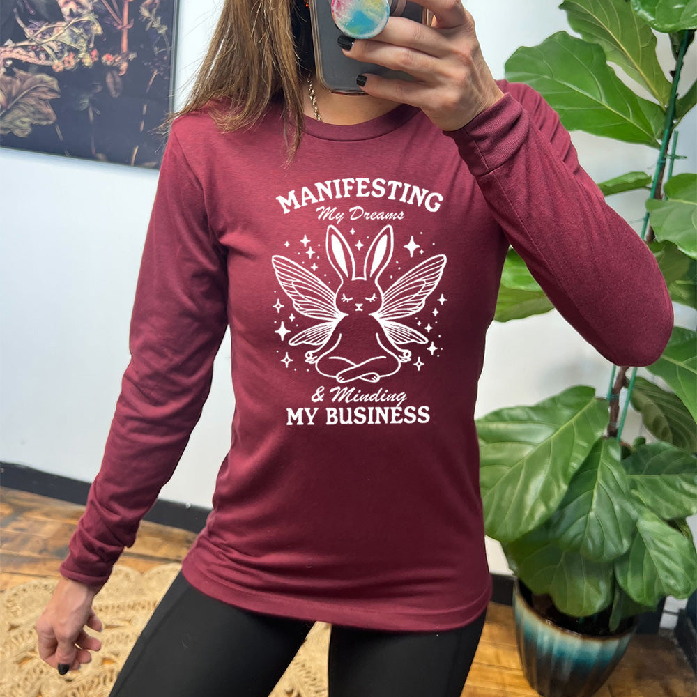 Long Sleeve Tee | Manifesting My Dreams & Minding My Business