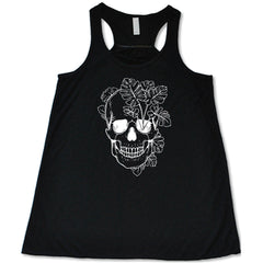 Monstera Plant Skull Shirt