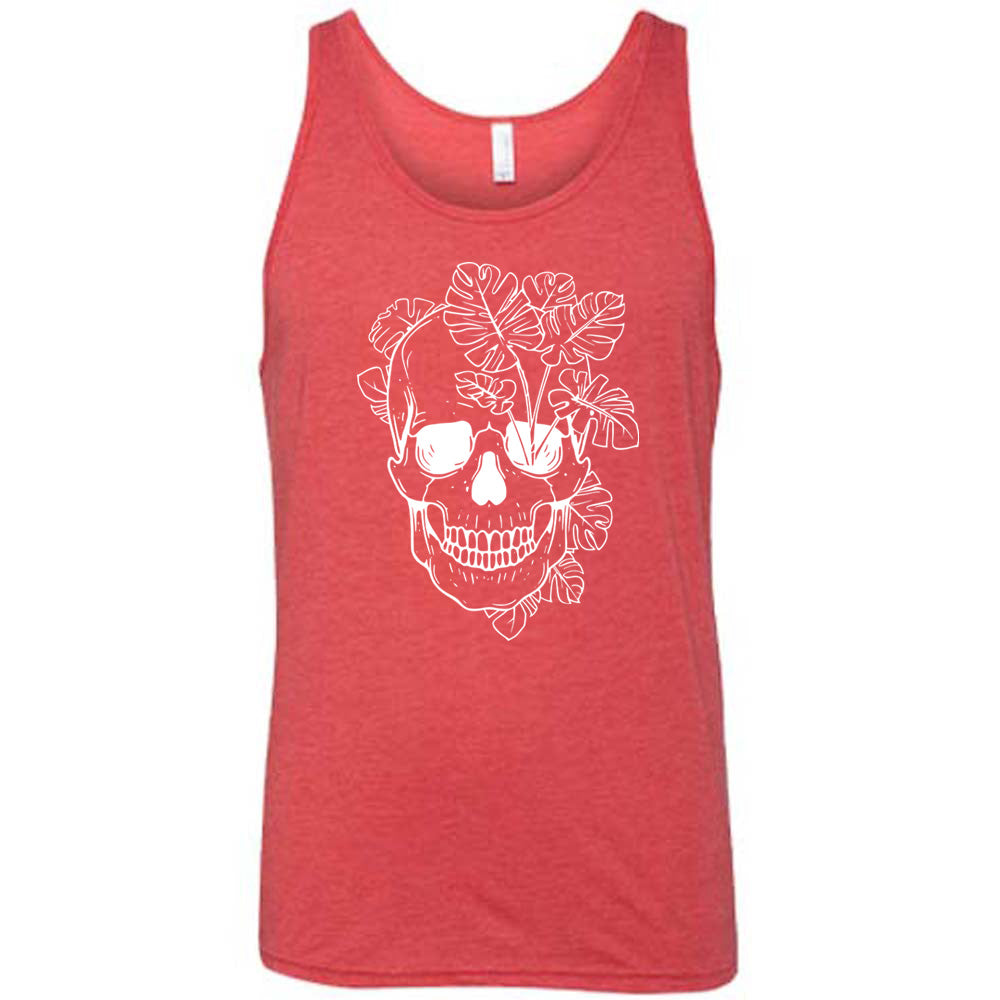 Monstera Plant Skull Shirt Unisex