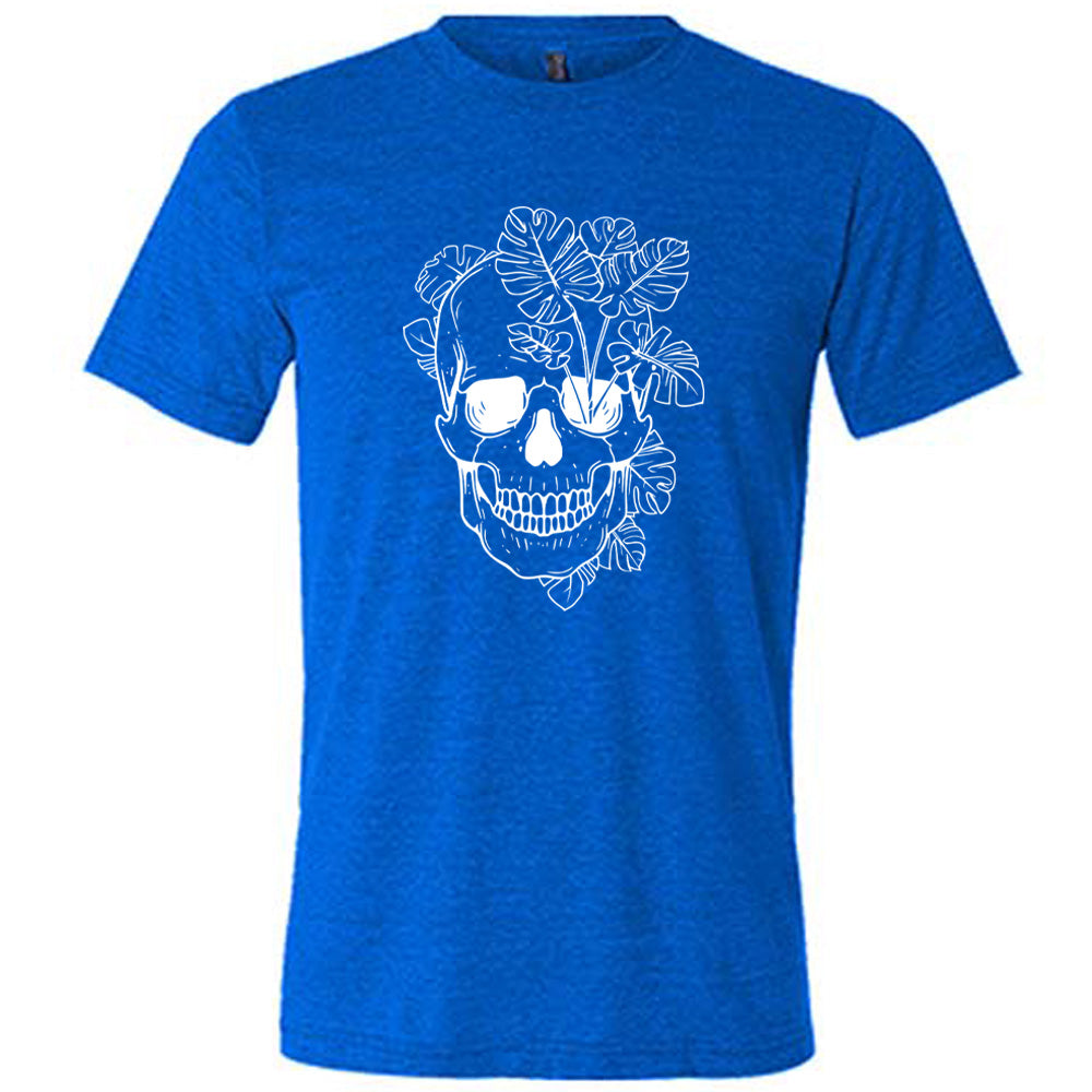 Monstera Plant Skull Shirt Unisex