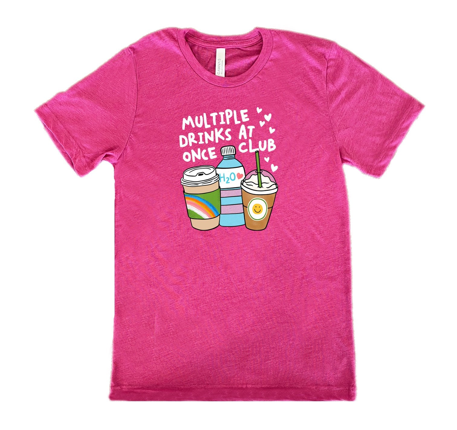 Multiple Drinks at Once Club Shirt Unisex
