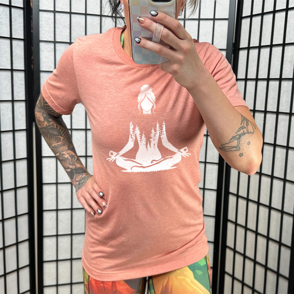 Nature Yoga Pose Shirt Unisex