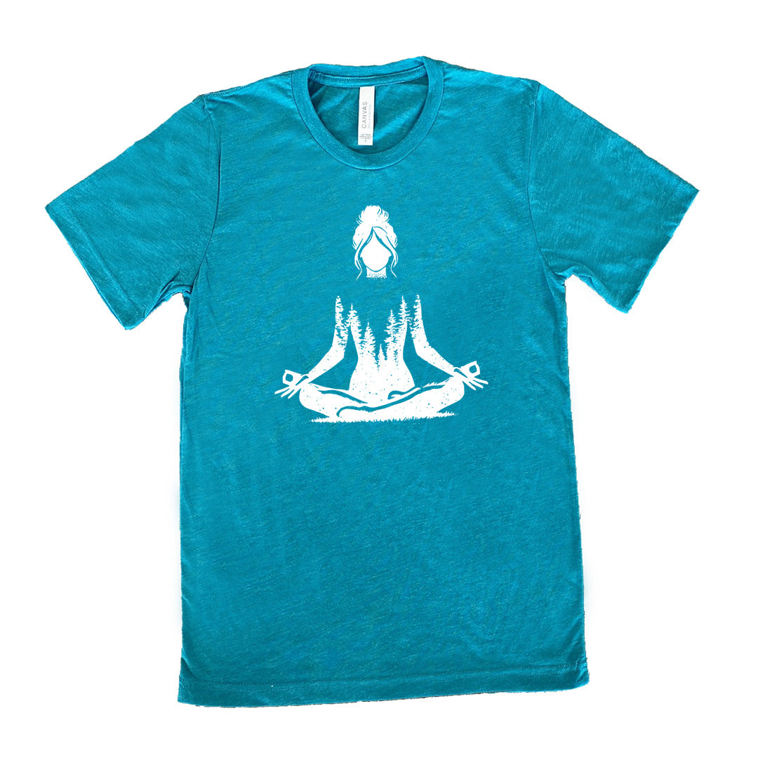 Nature Yoga Pose Shirt Unisex