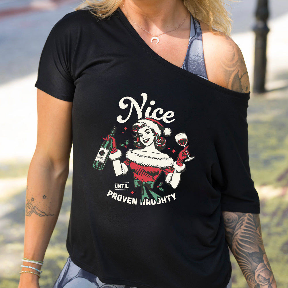 Nice Until Proven Naughty | Slouchy Tee
