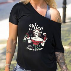 Nice Until Proven Naughty | Slouchy Tee