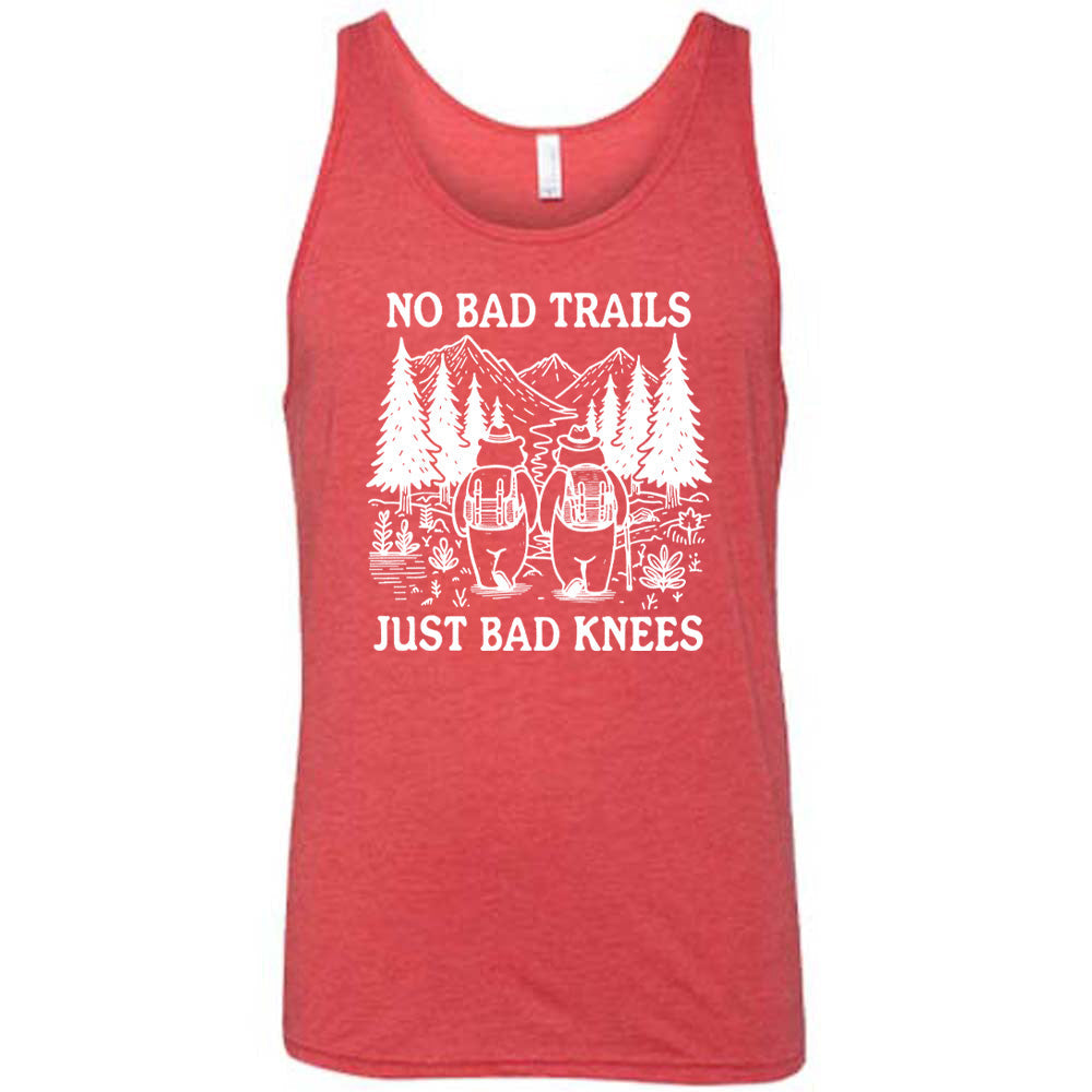No Bad Trails Just Bad Knees Shirt Unisex