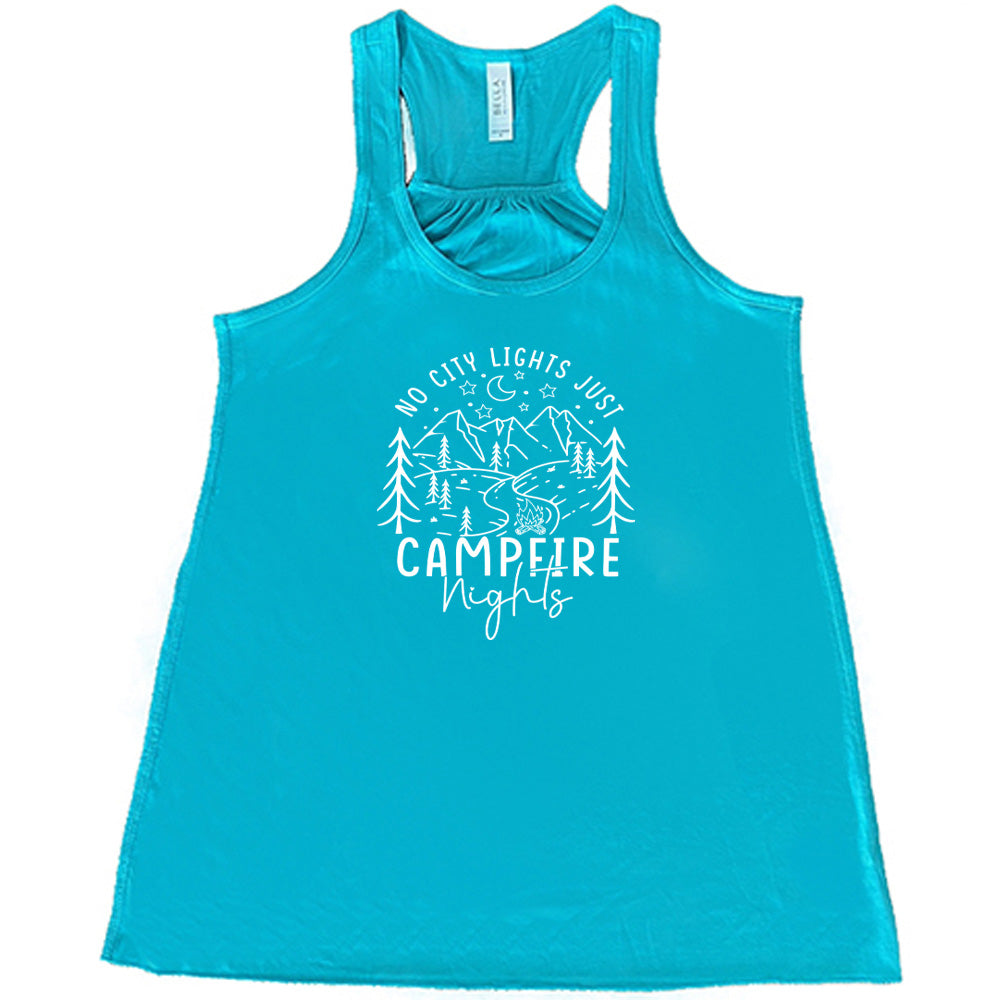 No City Lights Just Campfire Nights Shirt