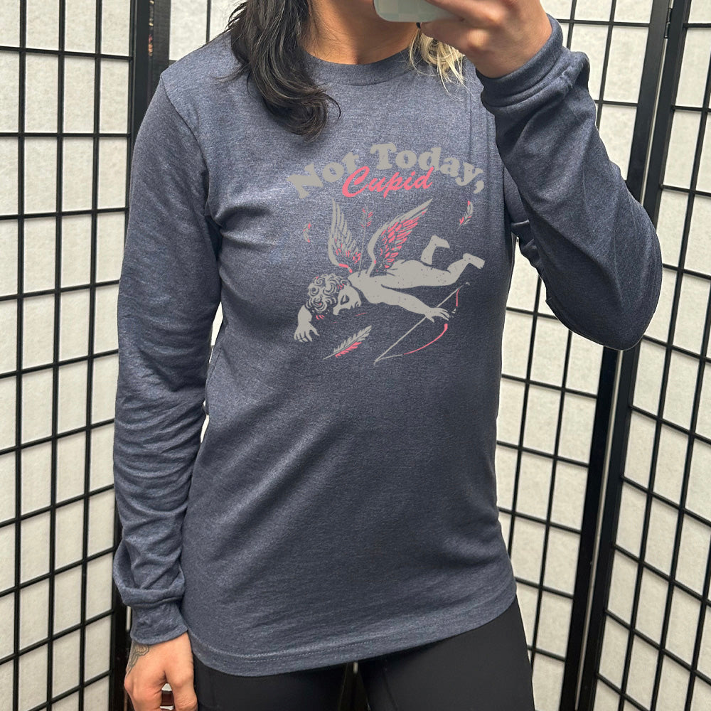 Long Sleeve Tee | Not Today, Cupid - Bow & Arrow