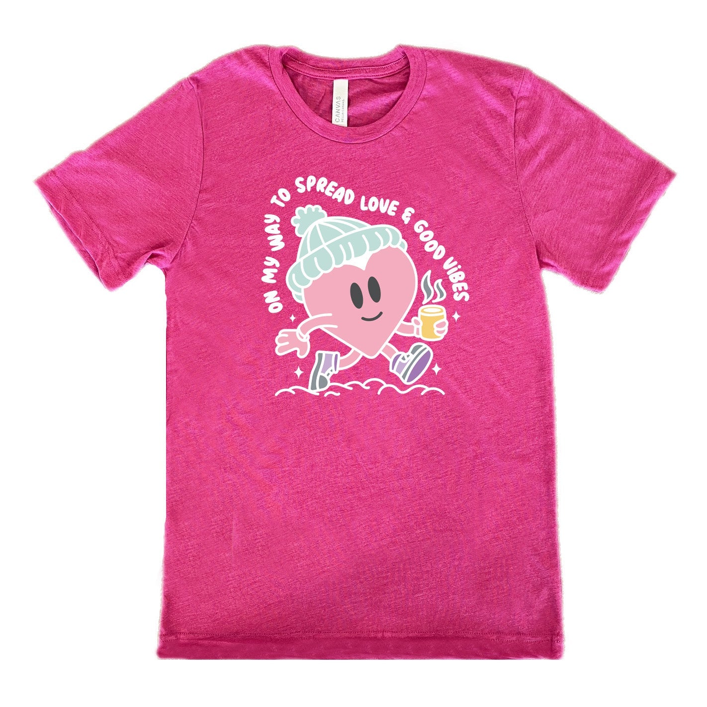 On My Way To Spread Love & Good Vibes Shirt Unisex