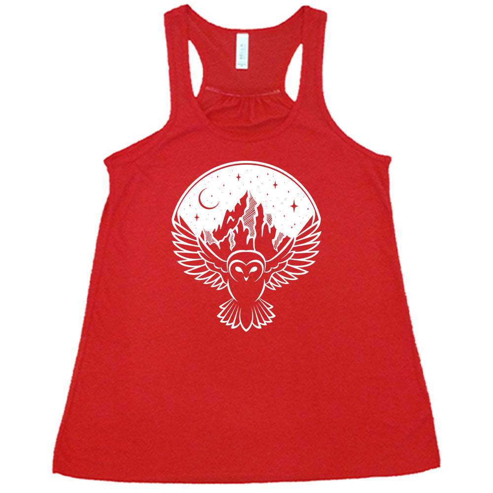Owl Night Sky Mountain Shirt