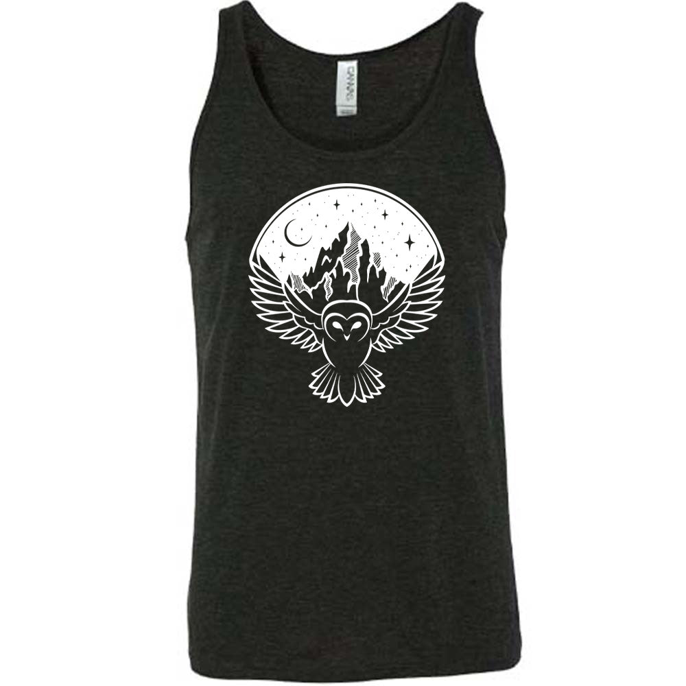 Owl Night Sky Mountain Shirt Unisex