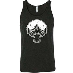 Owl Night Sky Mountain Shirt Unisex