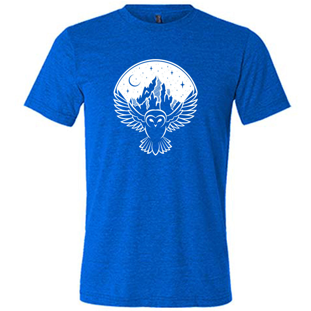 Owl Night Sky Mountain Shirt Unisex