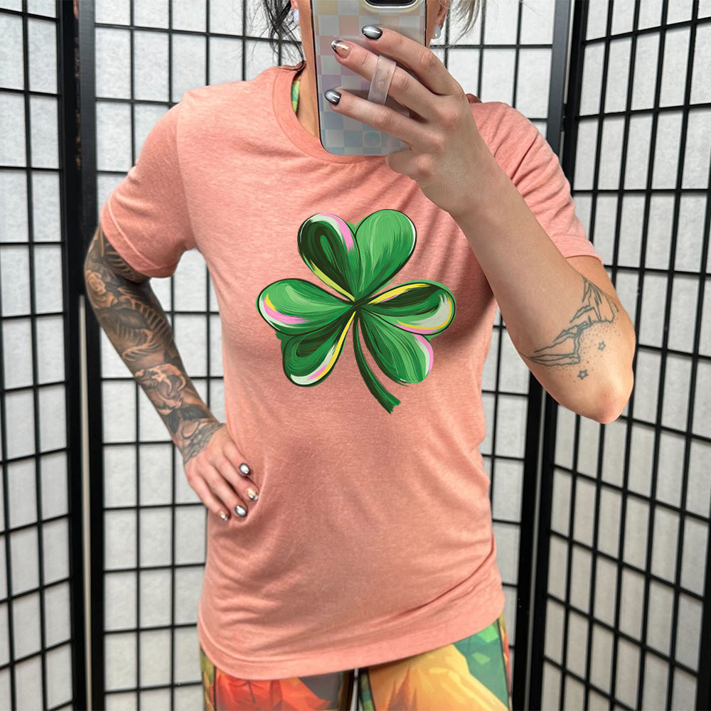 Painted Shamrock Shirt Unisex