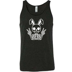 Peace Bunny Skeleton Shirt Unisex