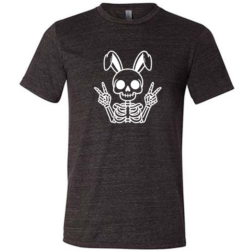 Peace Bunny Skeleton Shirt Unisex