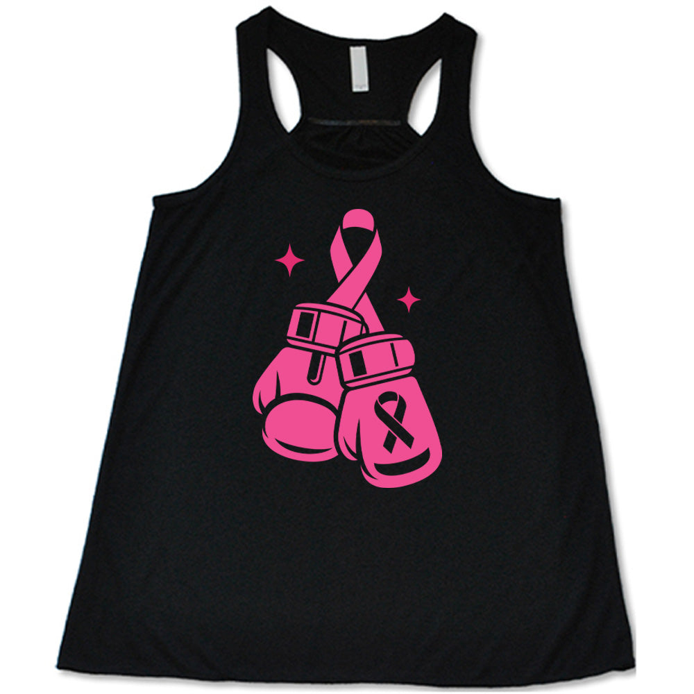Pink Ribbon Boxing Gloves Shirt