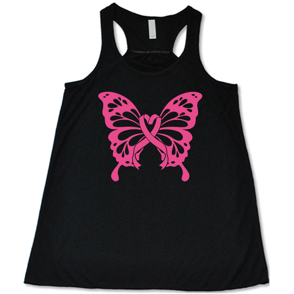 Pink Ribbon Butterfly Shirt