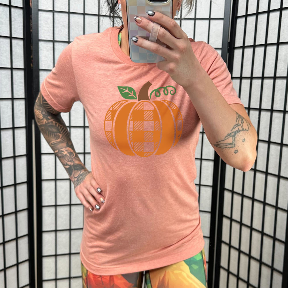 Plaid Pumpkin Shirt Unisex
