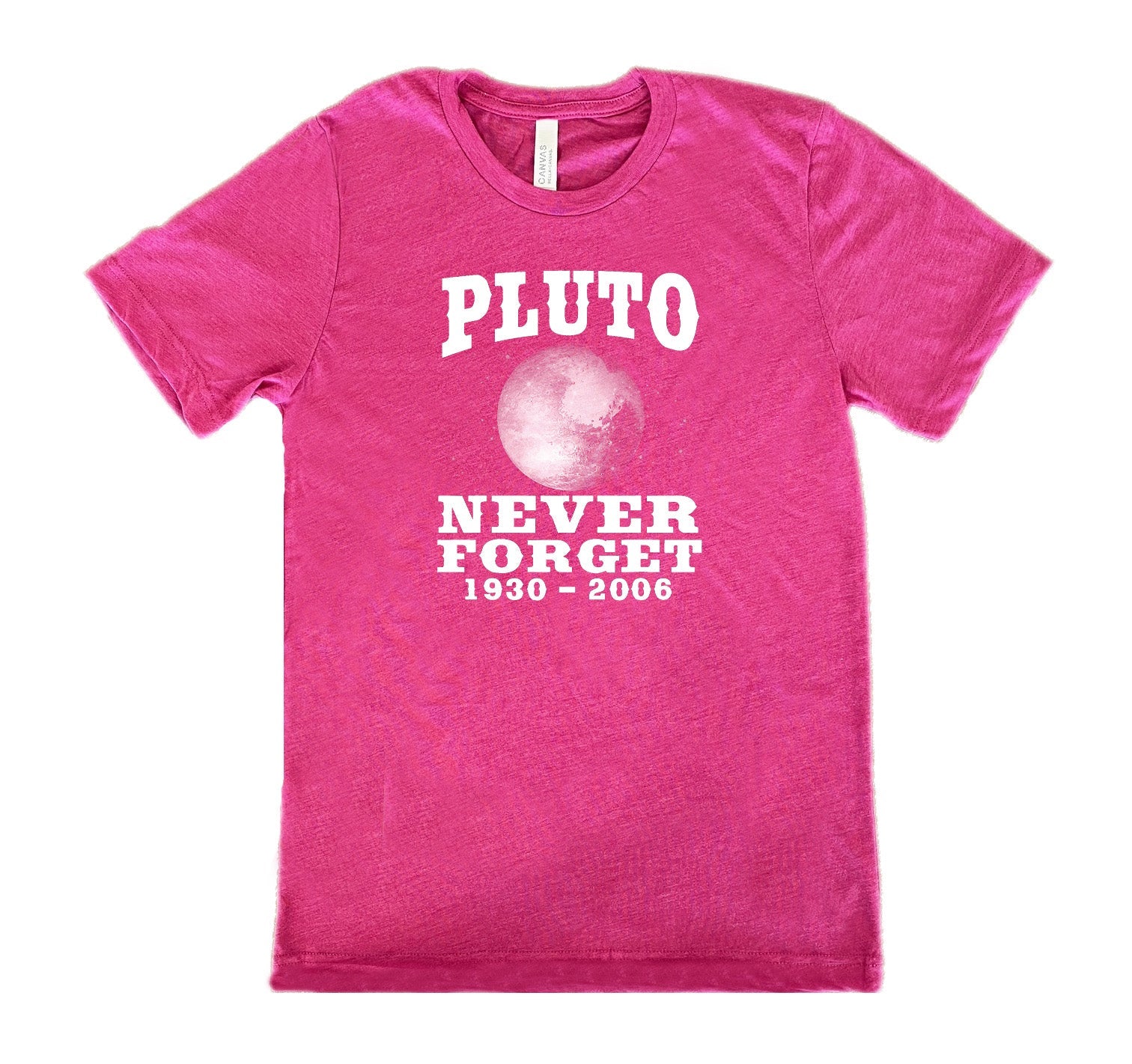 Pluto Never Forget Shirt Unisex
