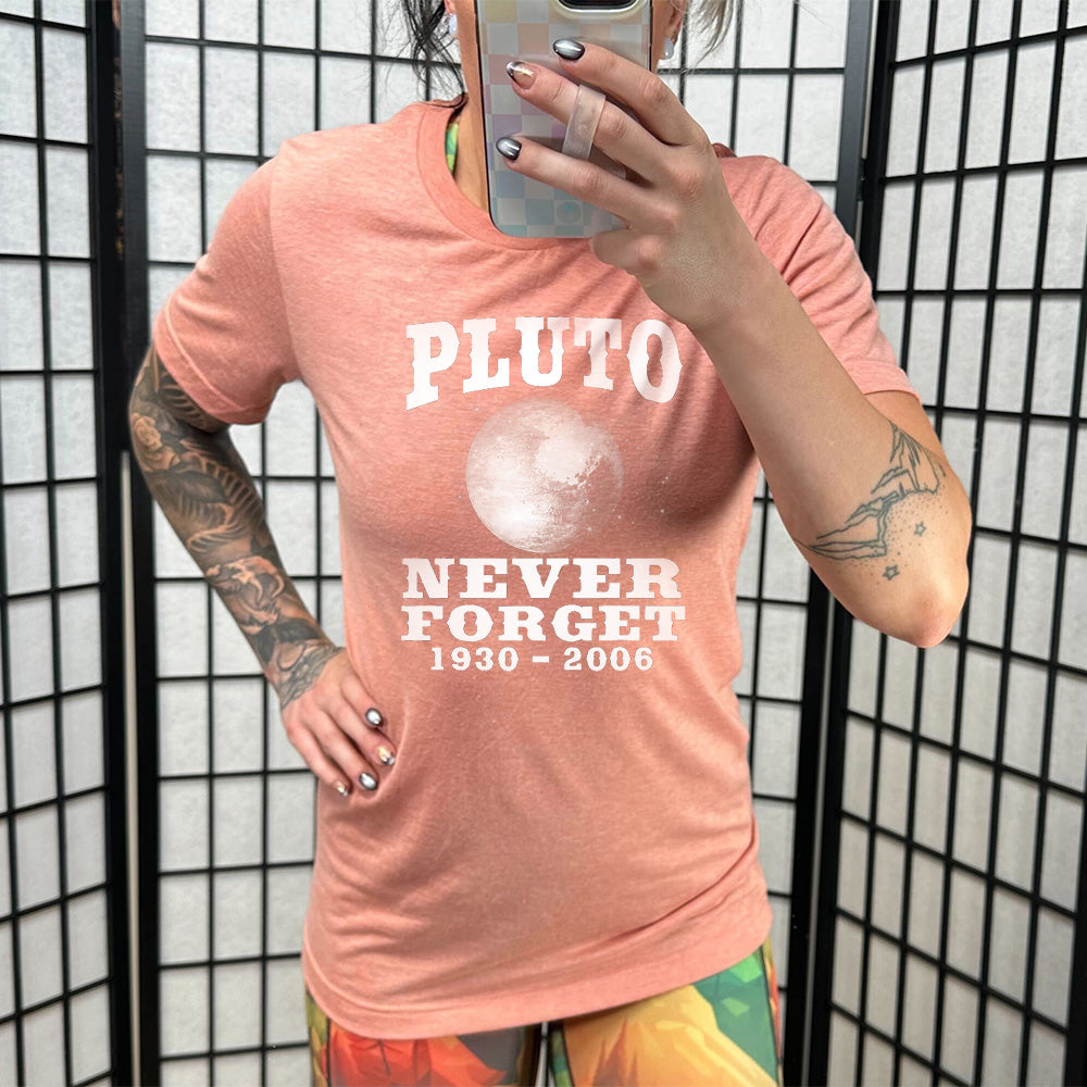 Pluto Never Forget Shirt Unisex