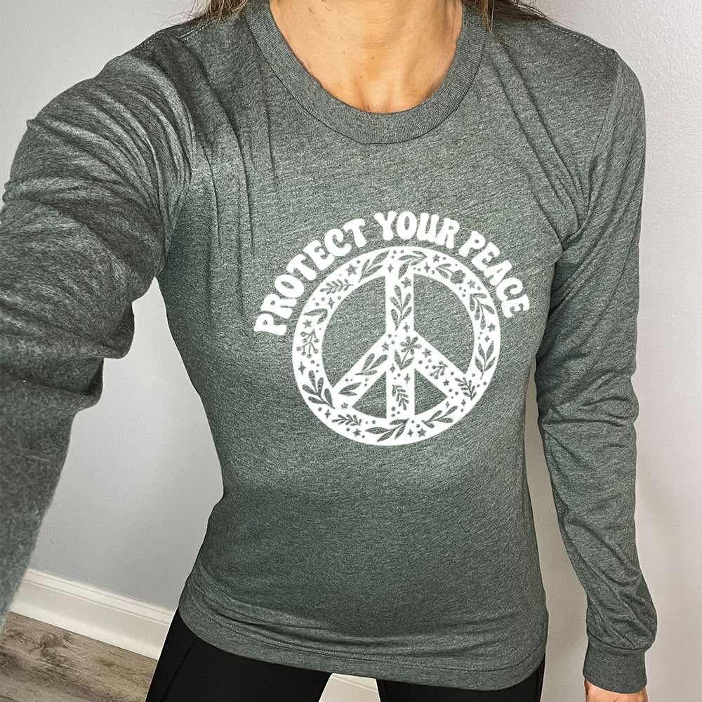 Long Sleeve Tee | Protect Your Peace