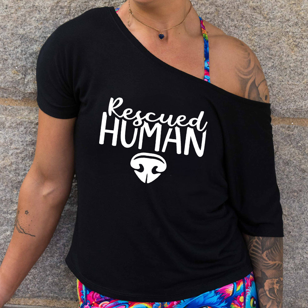 Rescued Human | Slouchy Tee