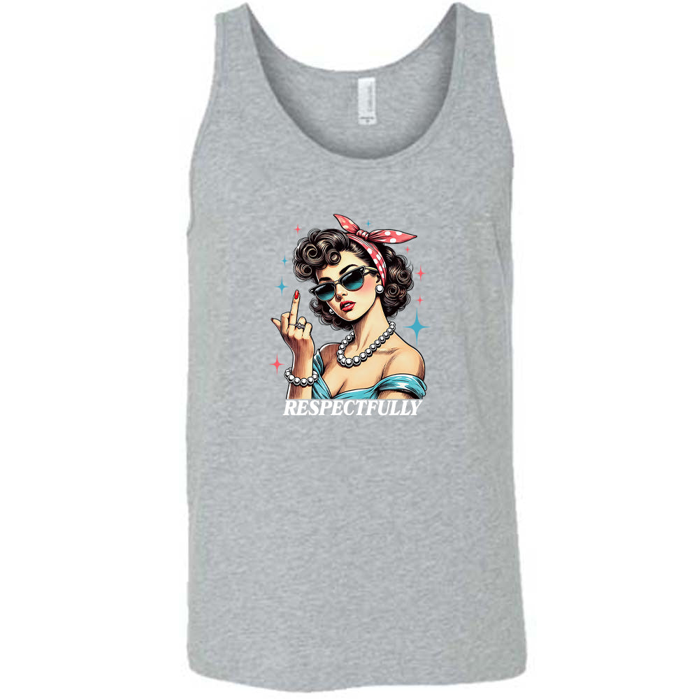 Respectfully Middle Finger Shirt Unisex