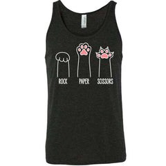 Rock Paper Scissors Cat Paws Shirt Unisex