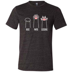 Rock Paper Scissors Cat Paws Shirt Unisex