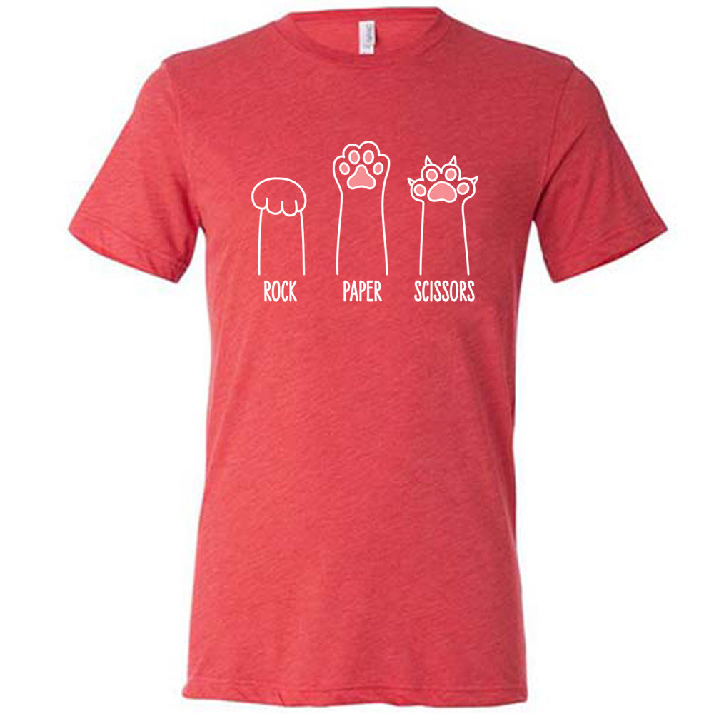 Rock Paper Scissors Cat Paws Shirt Unisex