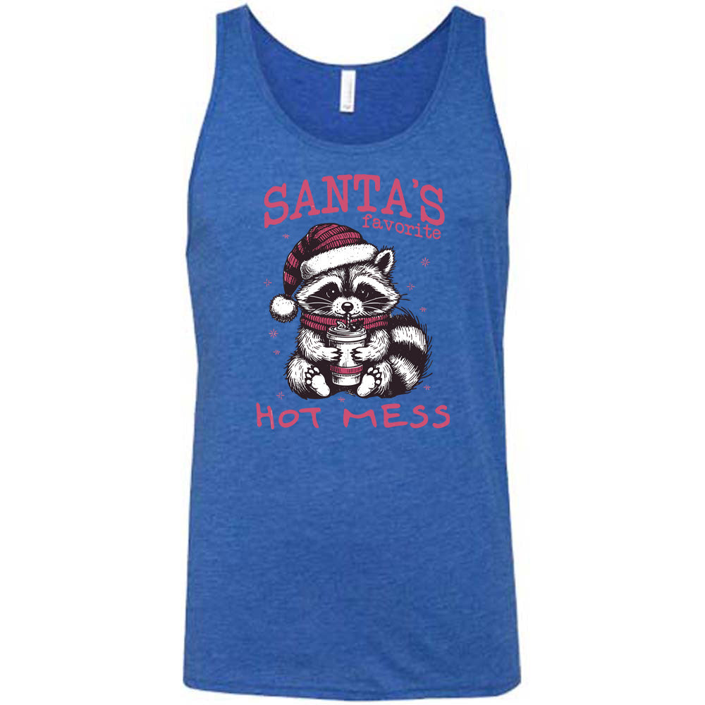 Santa's Favorite Hot Mess Raccoon Shirt Unisex