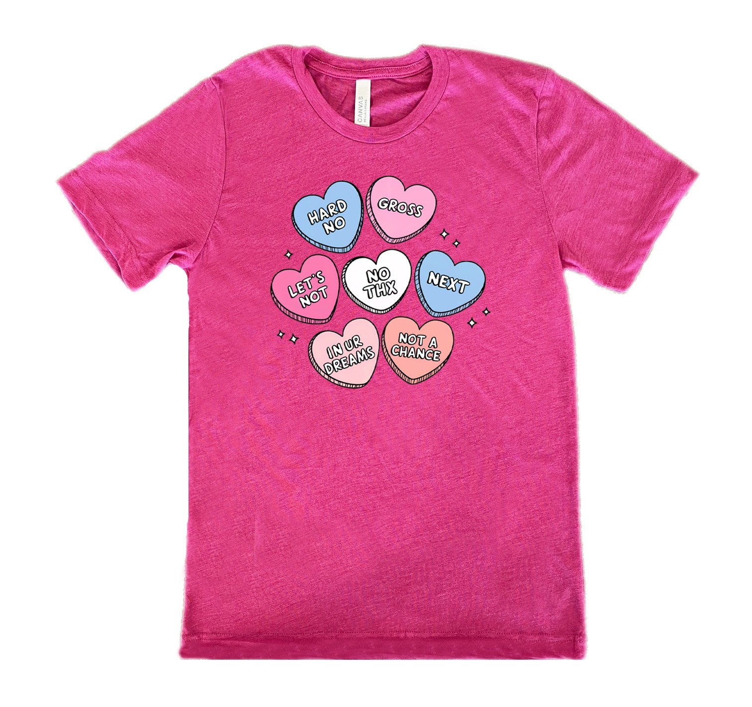 Sarcastic Heart Candies Shirt Unisex