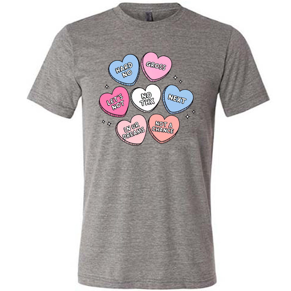 Sarcastic Heart Candies Shirt Unisex