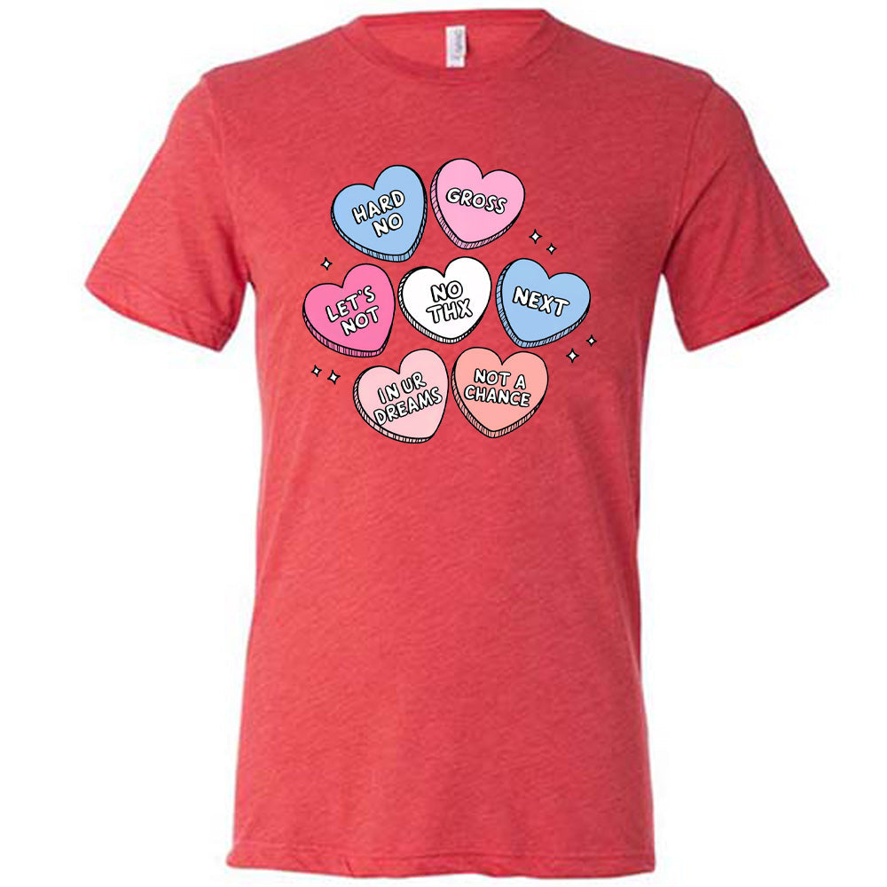 Sarcastic Heart Candies Shirt Unisex