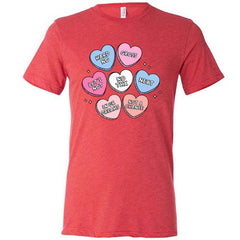Sarcastic Heart Candies Shirt Unisex