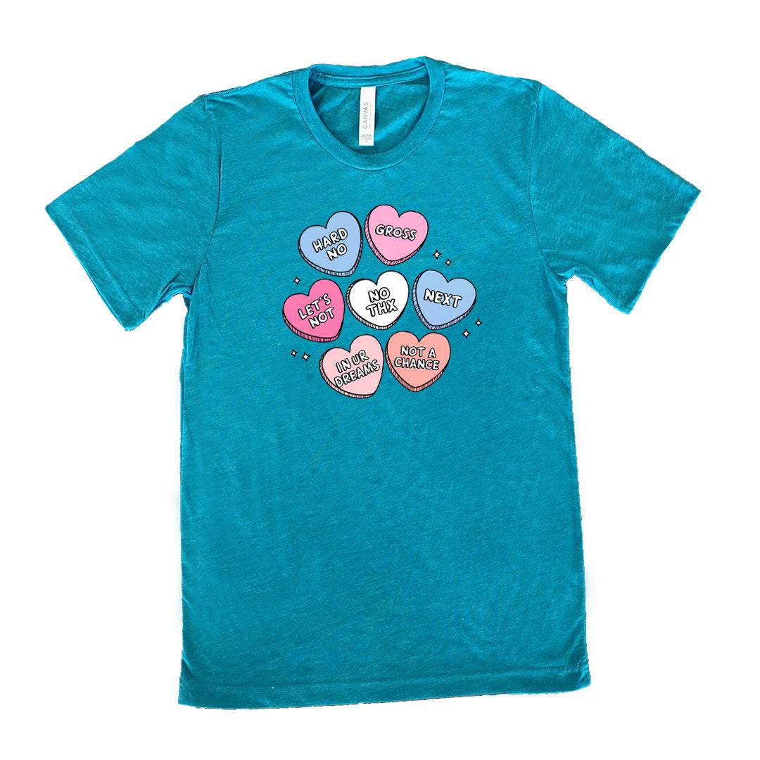 Sarcastic Heart Candies Shirt Unisex