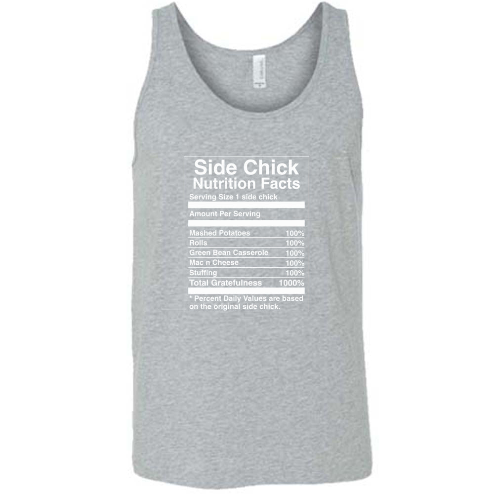 Side Chick Nutrition Facts Shirt Unisex