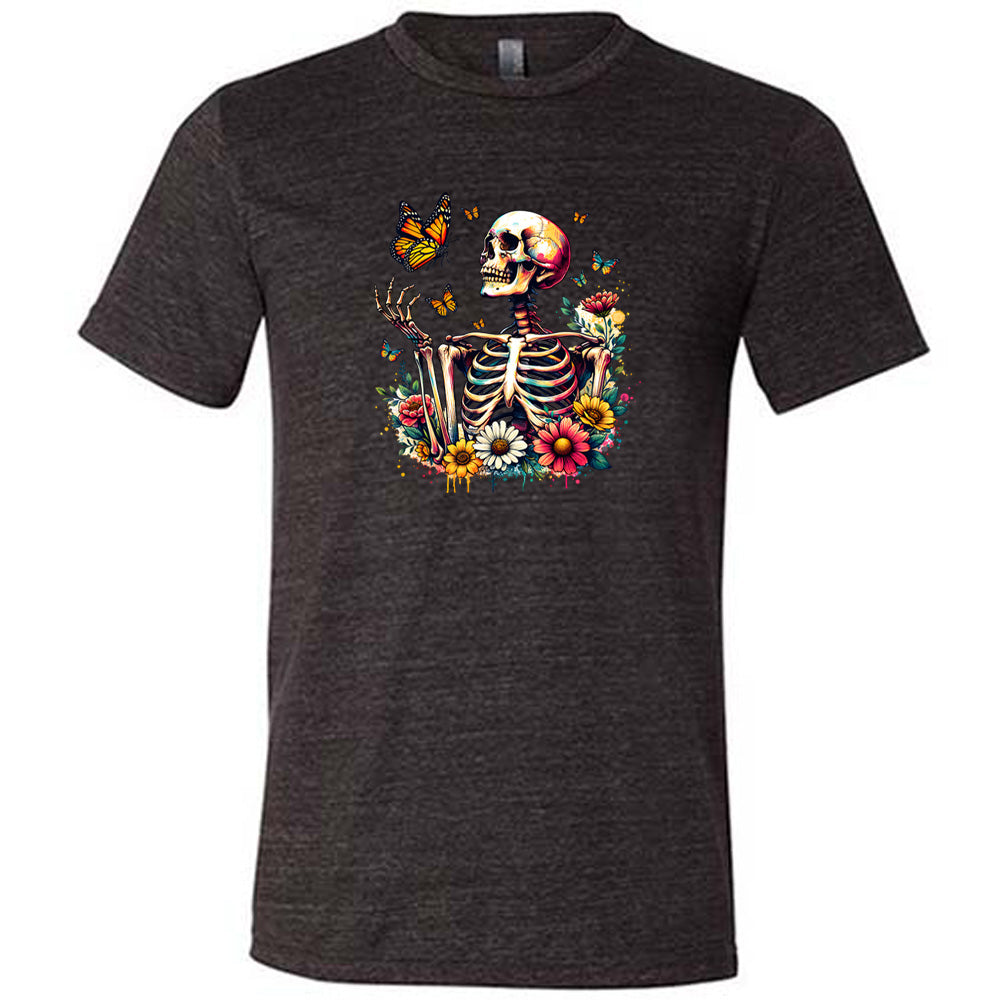 Skeleton Butterflies Shirt Unisex