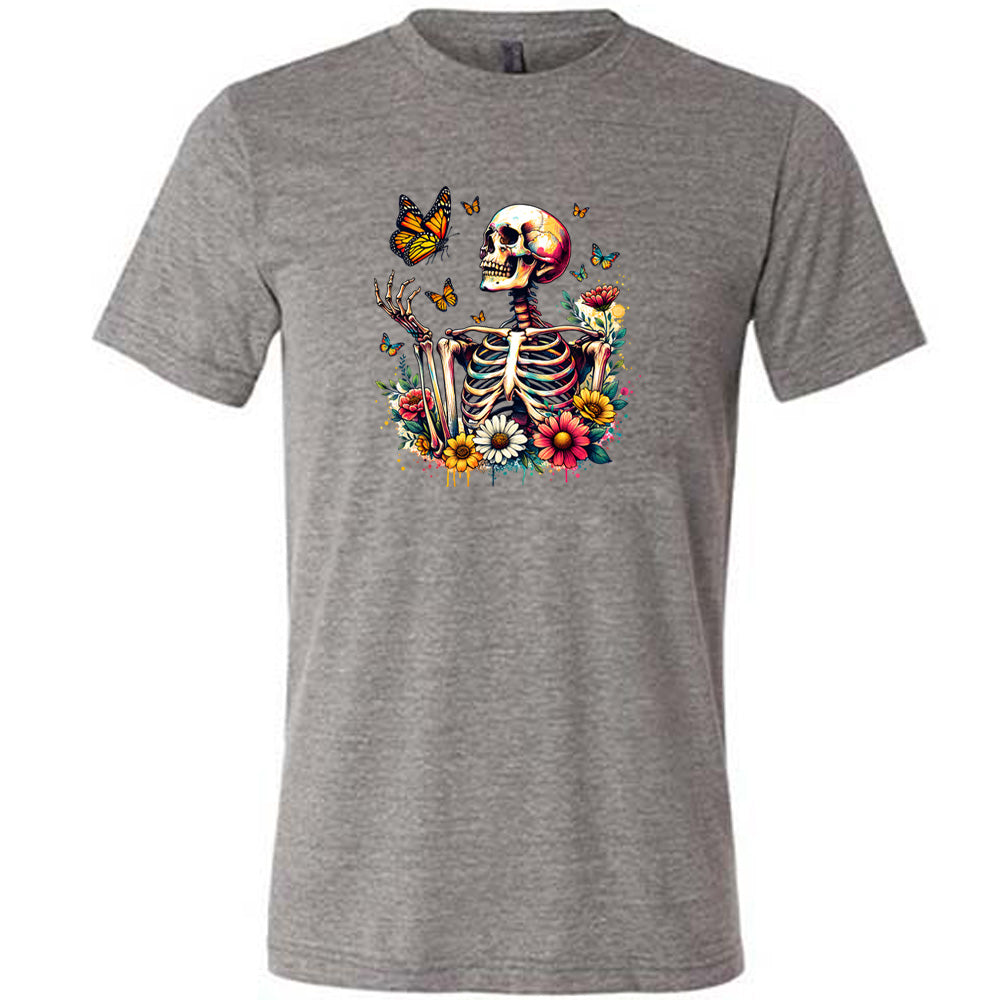 Skeleton Butterflies Shirt Unisex