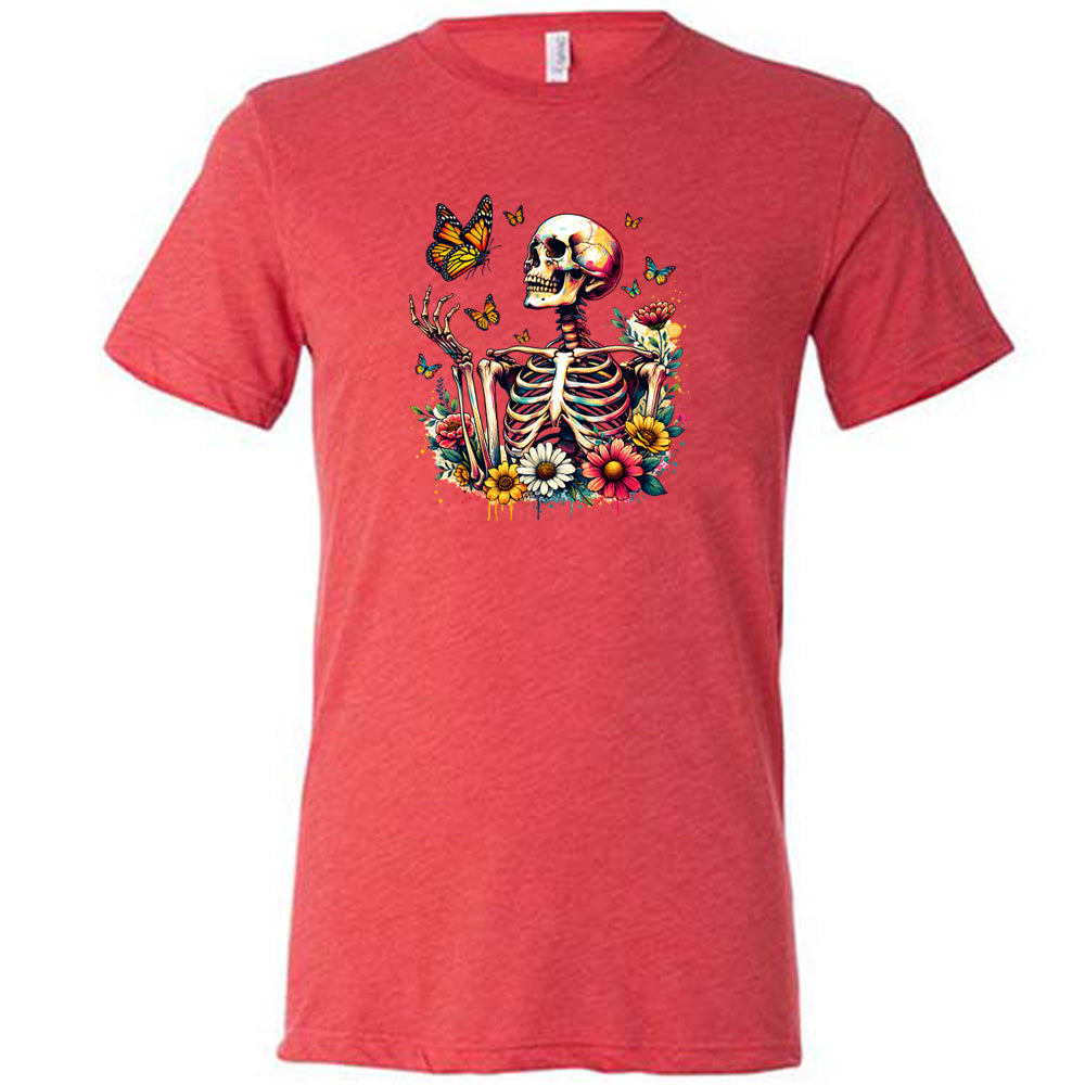 Skeleton Butterflies Shirt Unisex