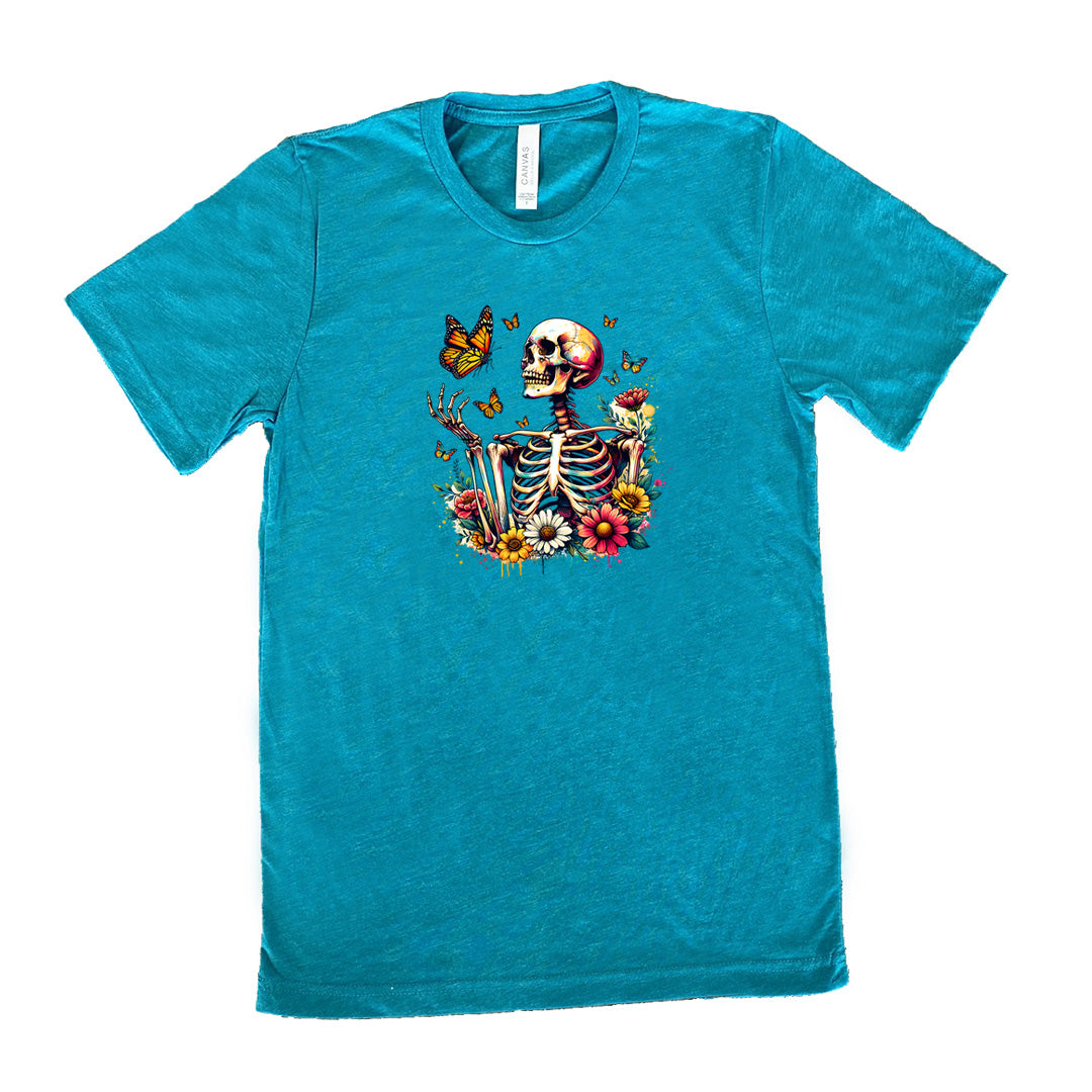 Skeleton Butterflies Shirt Unisex