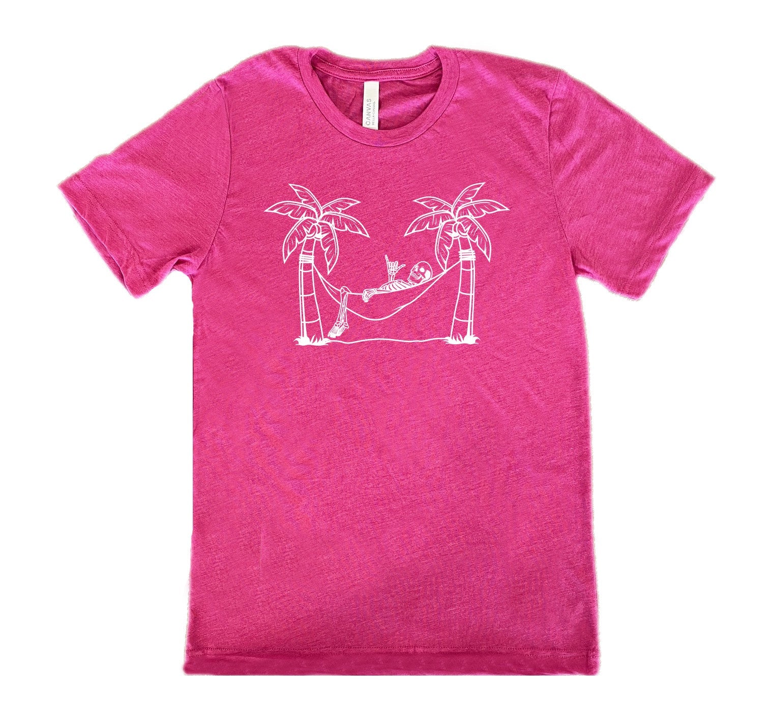 Skeleton Hammock Chilling Shirt Unisex