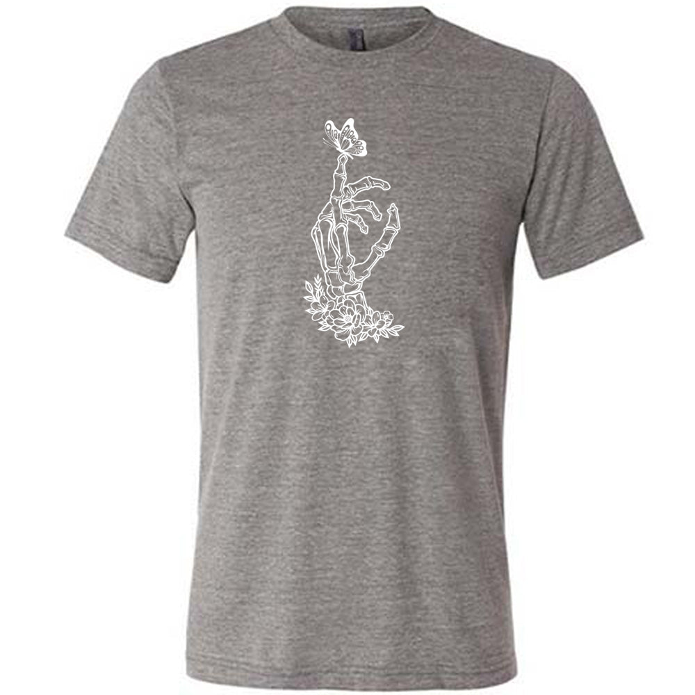 Skeleton Hand Butterfly Shirt Unisex