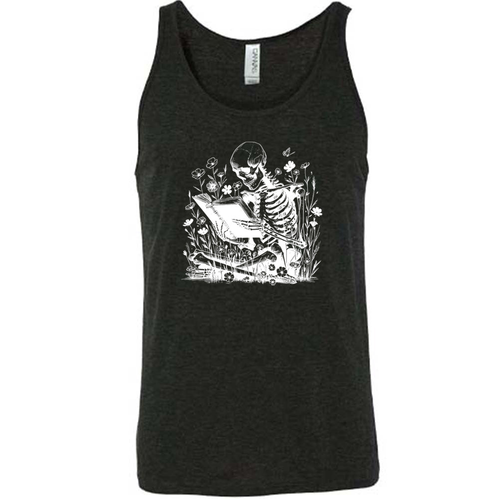 Skeleton Reading Shirt Unisex