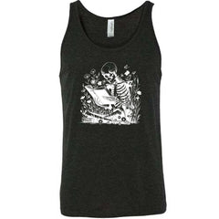 Skeleton Reading Shirt Unisex