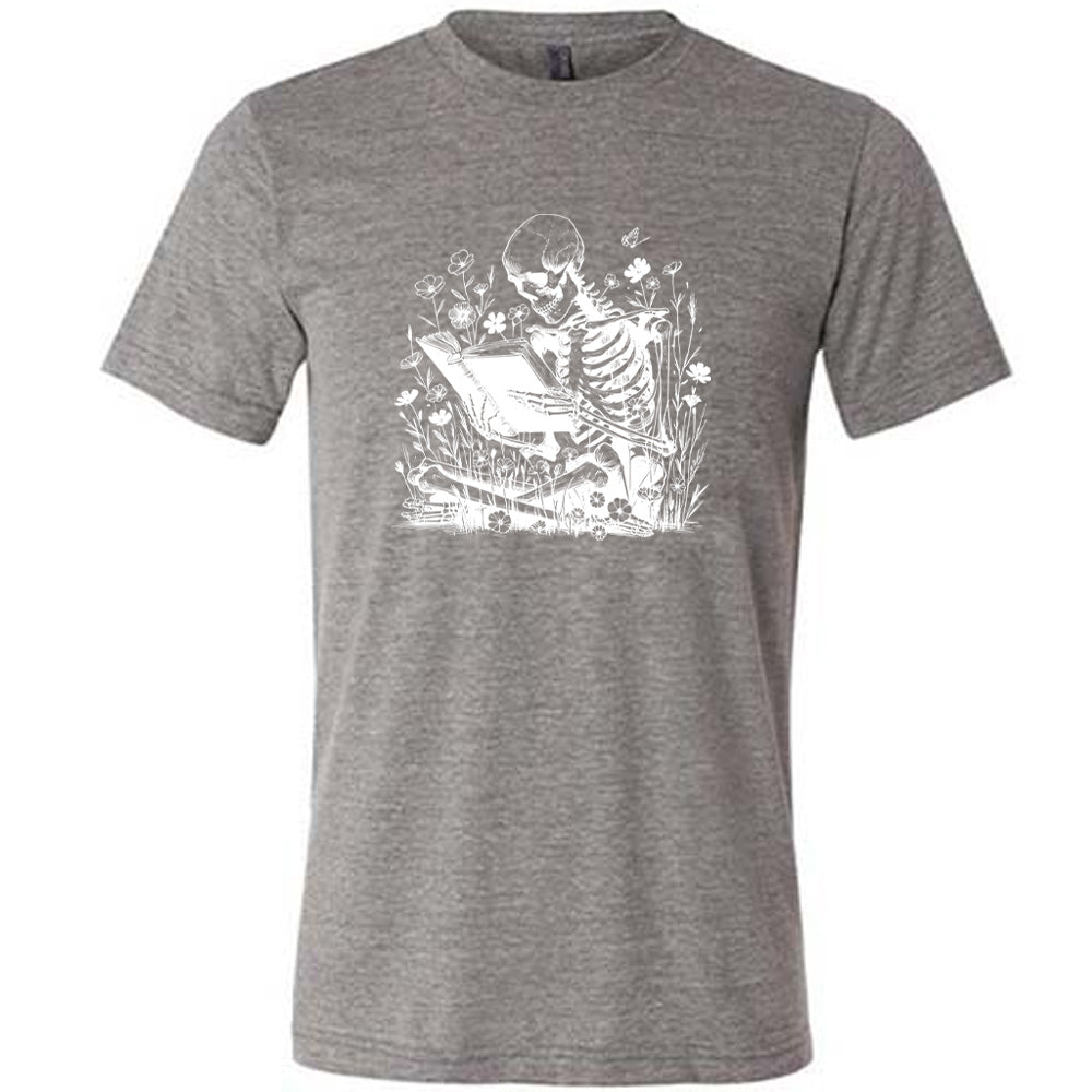 Skeleton Reading Shirt Unisex