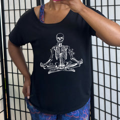 Skeleton Yoga Pose | Slouchy Tee