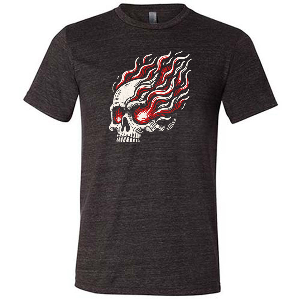 Skull With Burning Eyes Shirt Unisex